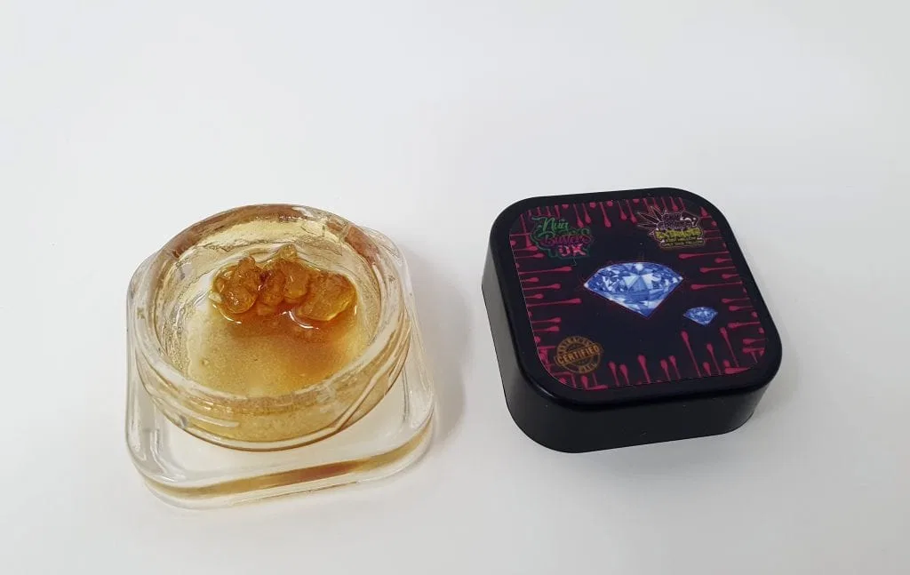 Clementine cannabis flower from the original UK review archive.