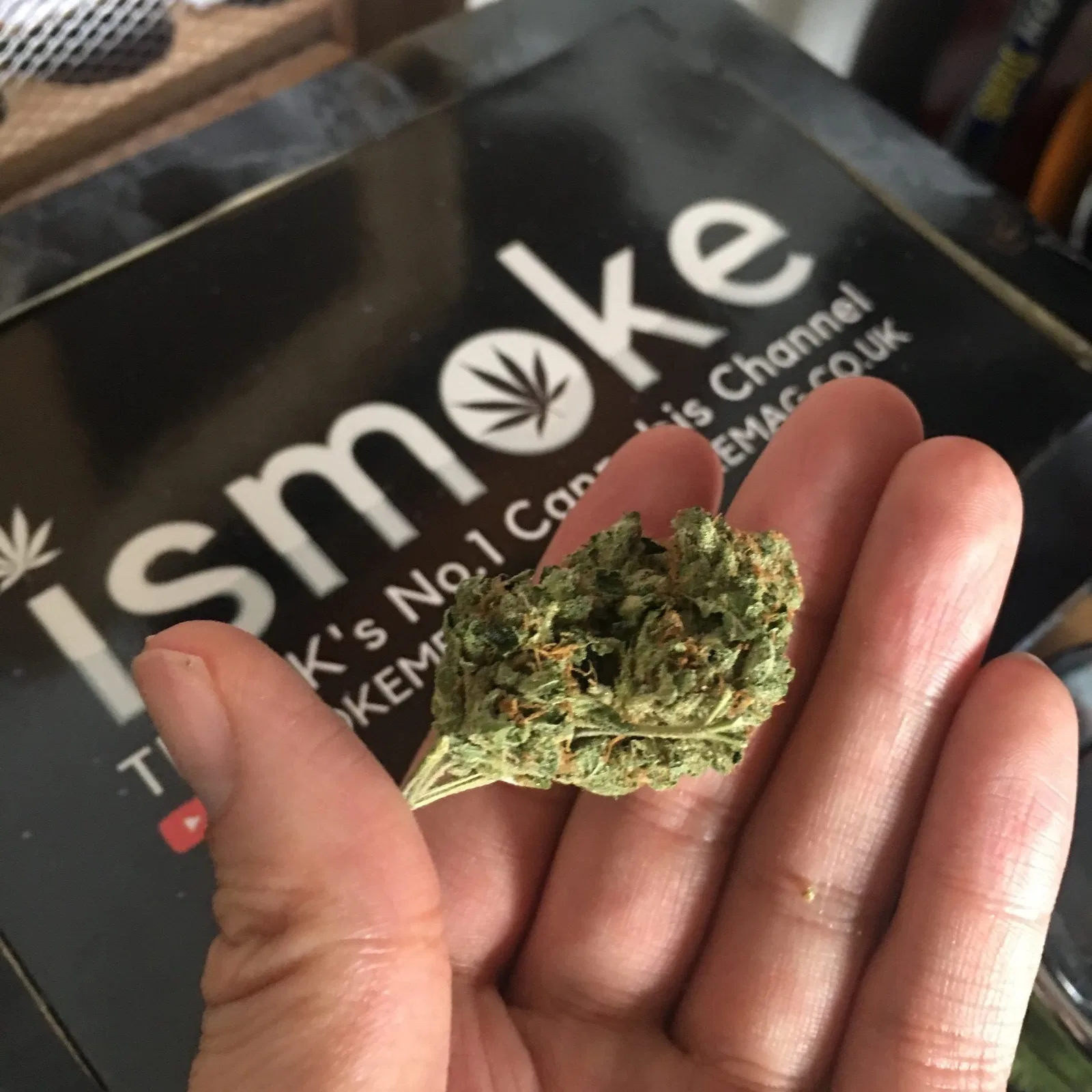 OG #18 cannabis flower from the original UK review archive.
