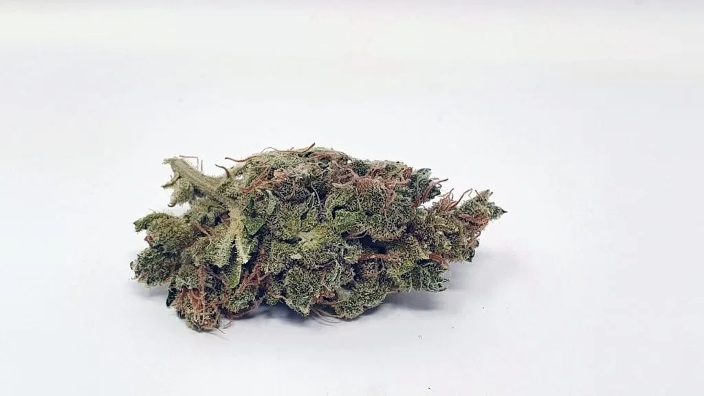 SmellyBerry cannabis flower from the original UK review archive.
